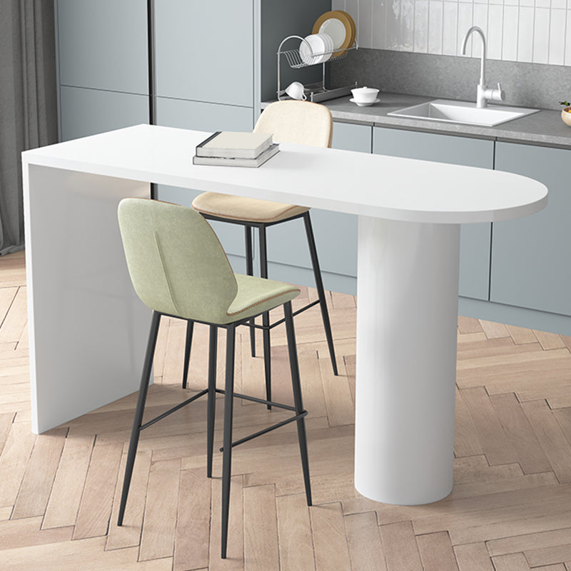 Solid Wood Bar Table Specialty Contemporary Bar Height Pub Table for Indoor