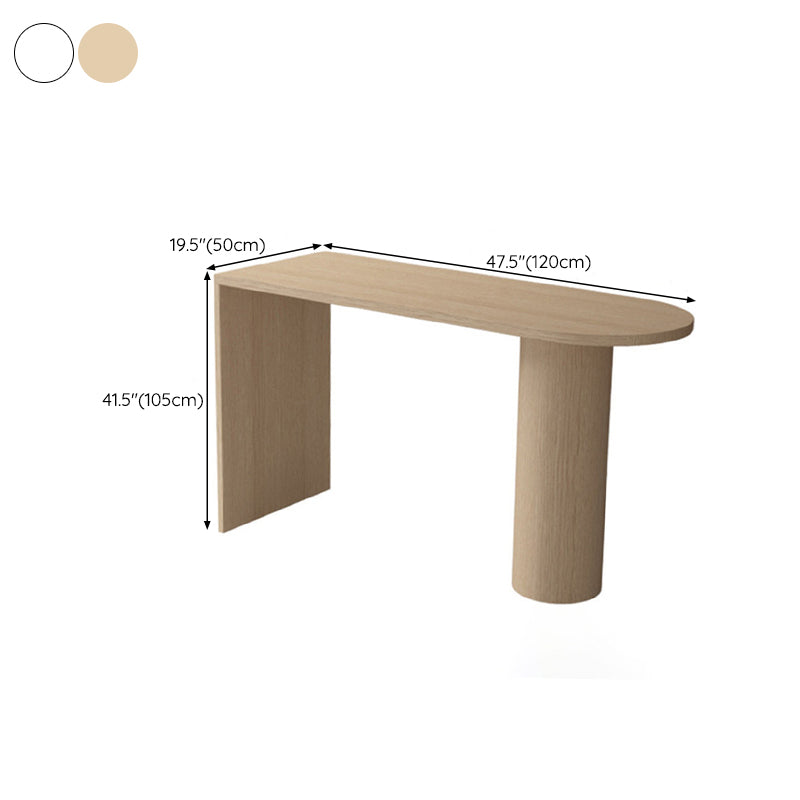 Solid Wood Bar Table Specialty Contemporary Bar Height Pub Table for Indoor