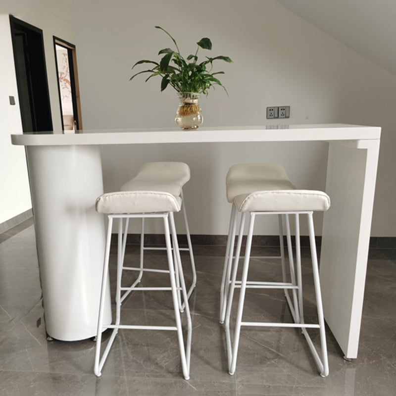 Solid Wood Bar Table Specialty Contemporary Pub Table for Indoor