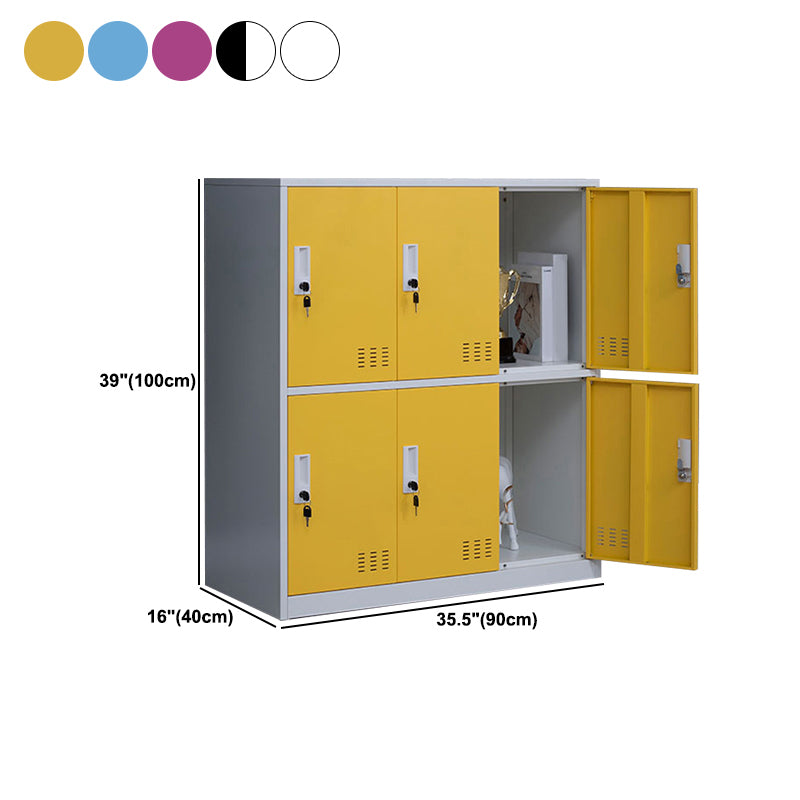 Metal Non-Hanging Cabinet Modern Storage Cabinet with Hinged Doors
