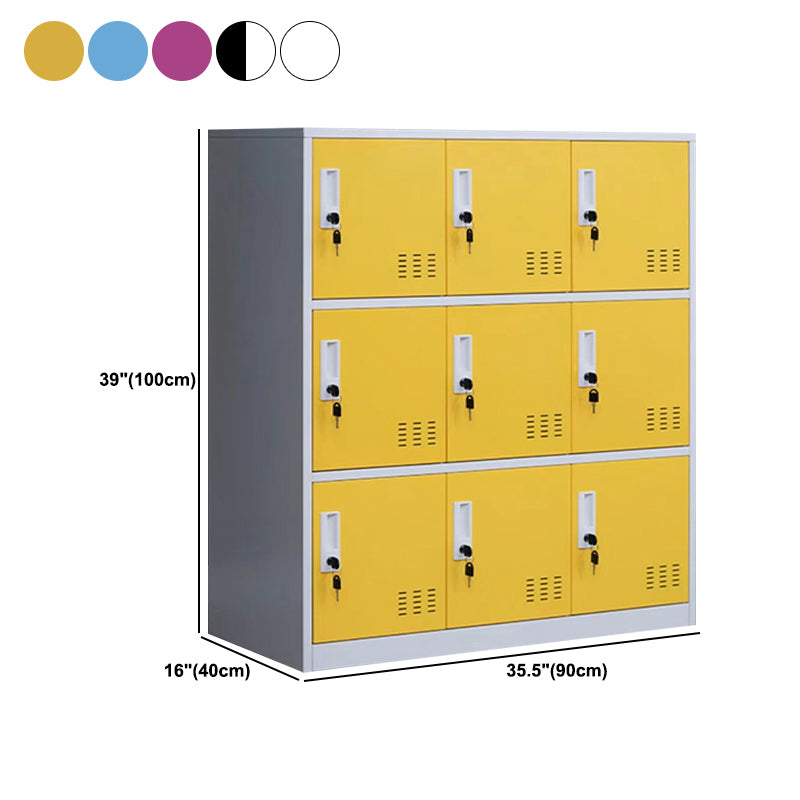 Metal Non-Hanging Cabinet Modern Storage Cabinet with Hinged Doors
