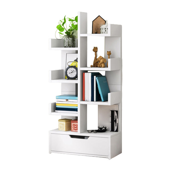 Modern Engineered Wood Bookshelf Open Bookcase Book Shelf for Living Room