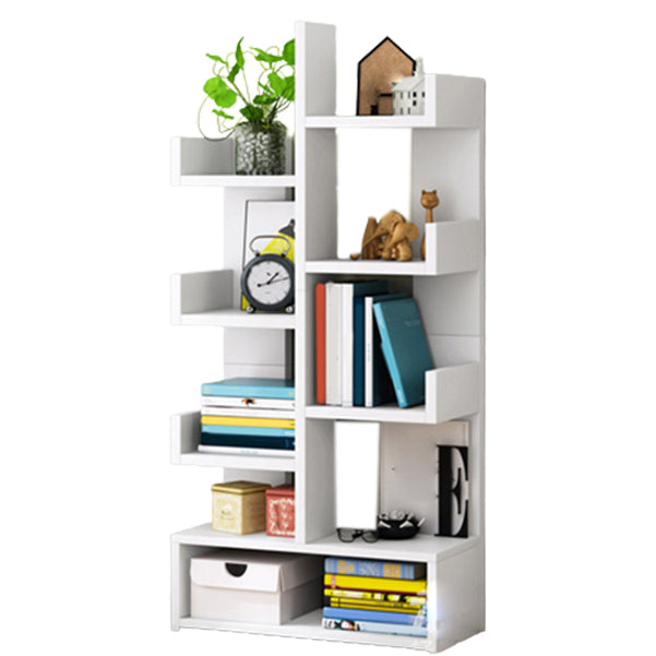 Modern Engineered Wood Bookshelf Open Bookcase Book Shelf for Living Room