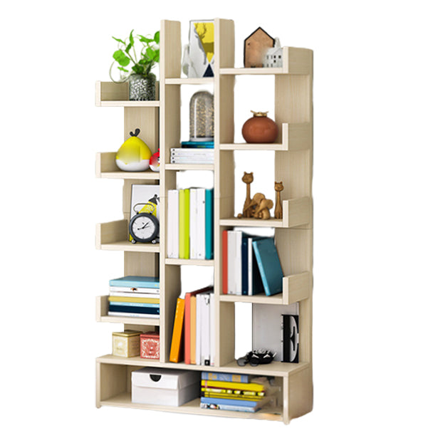 Modern Engineered Wood Bookshelf Open Bookcase Book Shelf for Living Room