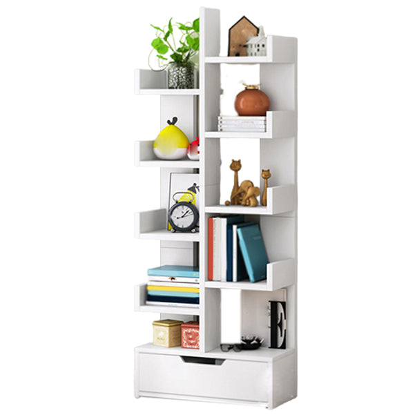 Modern Engineered Wood Bookshelf Open Bookcase Book Shelf for Living Room