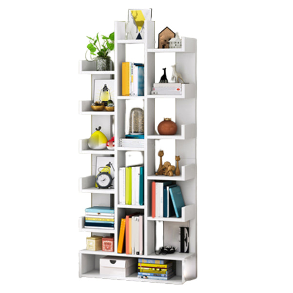 Modern Engineered Wood Bookshelf Open Bookcase Book Shelf for Living Room
