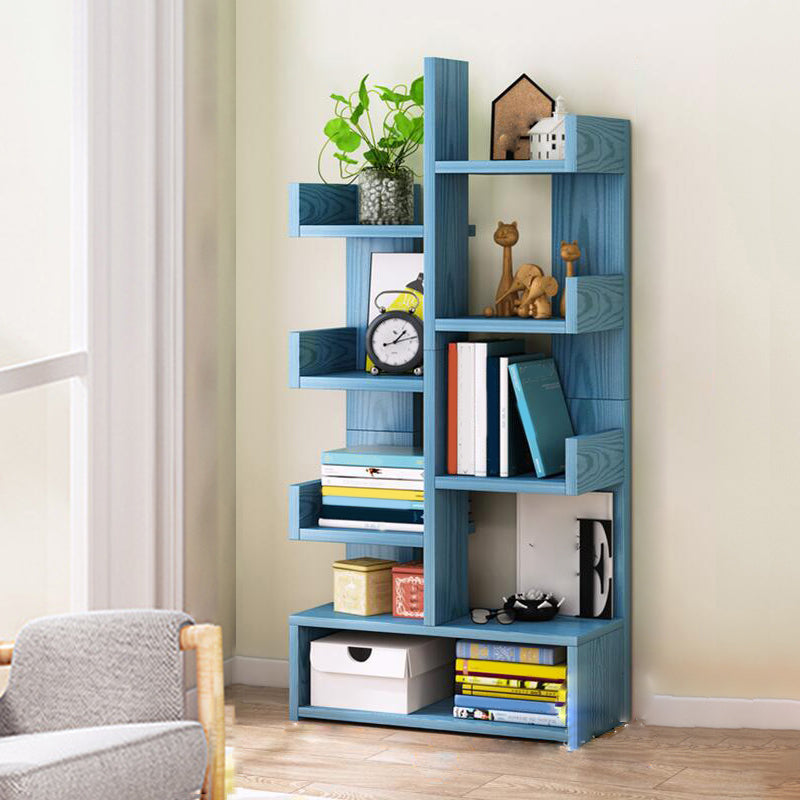 Modern Engineered Wood Bookshelf Open Bookcase Book Shelf for Living Room