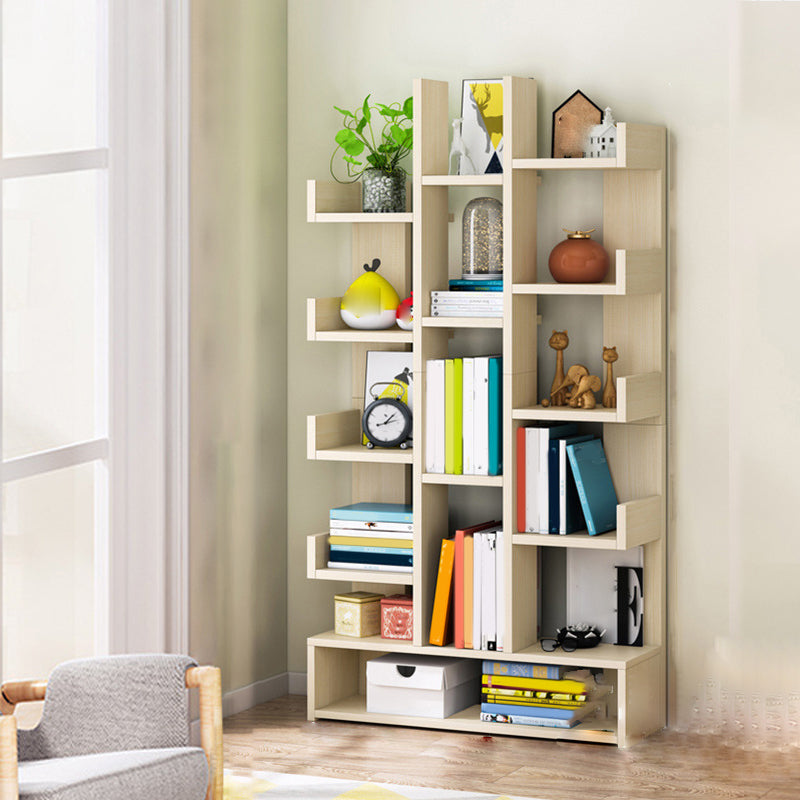 Modern Engineered Wood Bookshelf Open Bookcase Book Shelf for Living Room