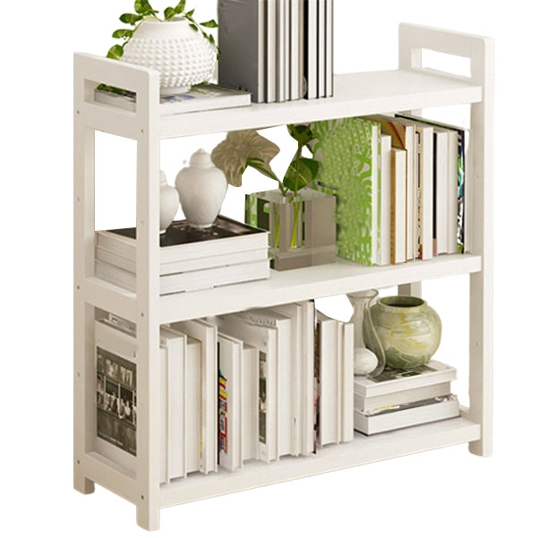 Open Bamboo Home Bookshelf Modern Etagere Shelf Bookcase with Shelves