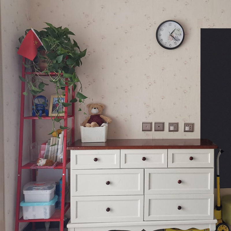 Contemporary Metal Bookcase Open Shelf Bookshelf for Study Room