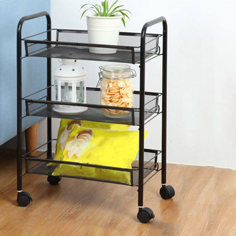 Contemporary Metal Bookcase Open Shelf Bookshelf for Study Room