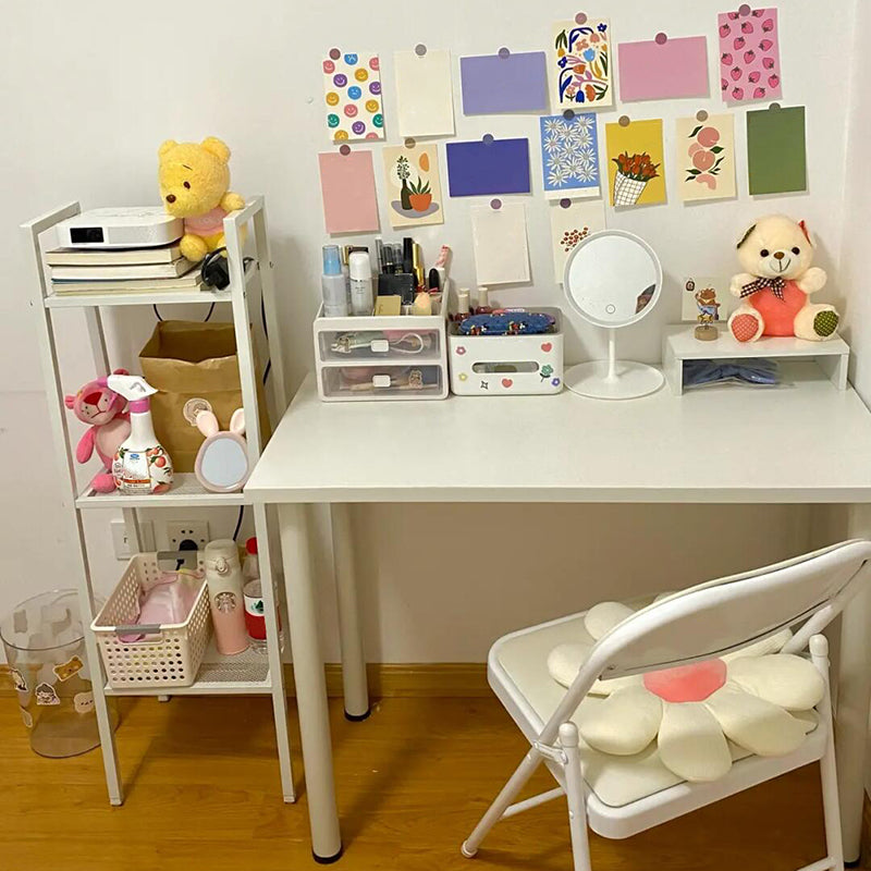 Contemporary Metal Bookcase Open Shelf Bookshelf for Study Room