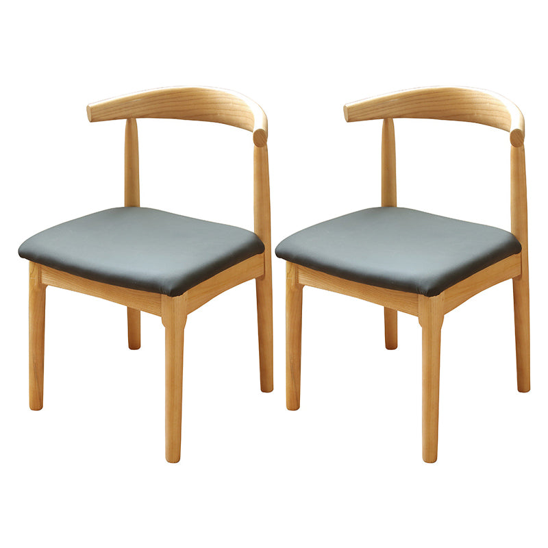 Natural Finish Pine Wood Dining Set 1/2/3/5/7 Pieces Modern Dinette Set