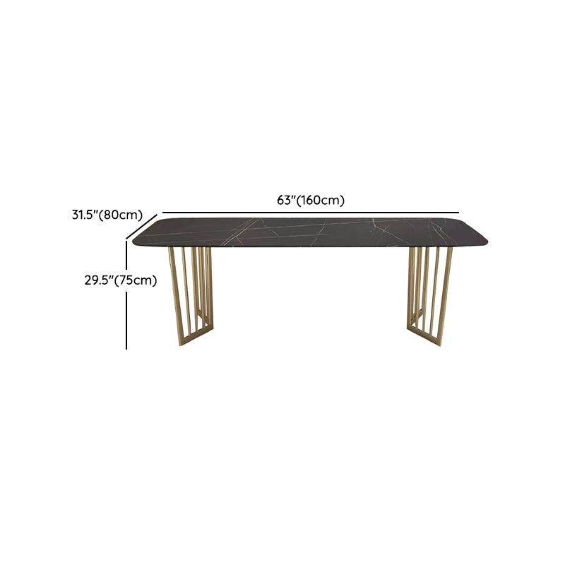 Rectangular Dining Table Set 1/2/5/7 Pieces Metal Dinette Set for Kitchen