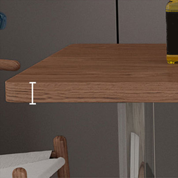 Contemporary Solid Wood Table Set 1/4/5 Pieces Dinette Set for Dining Room