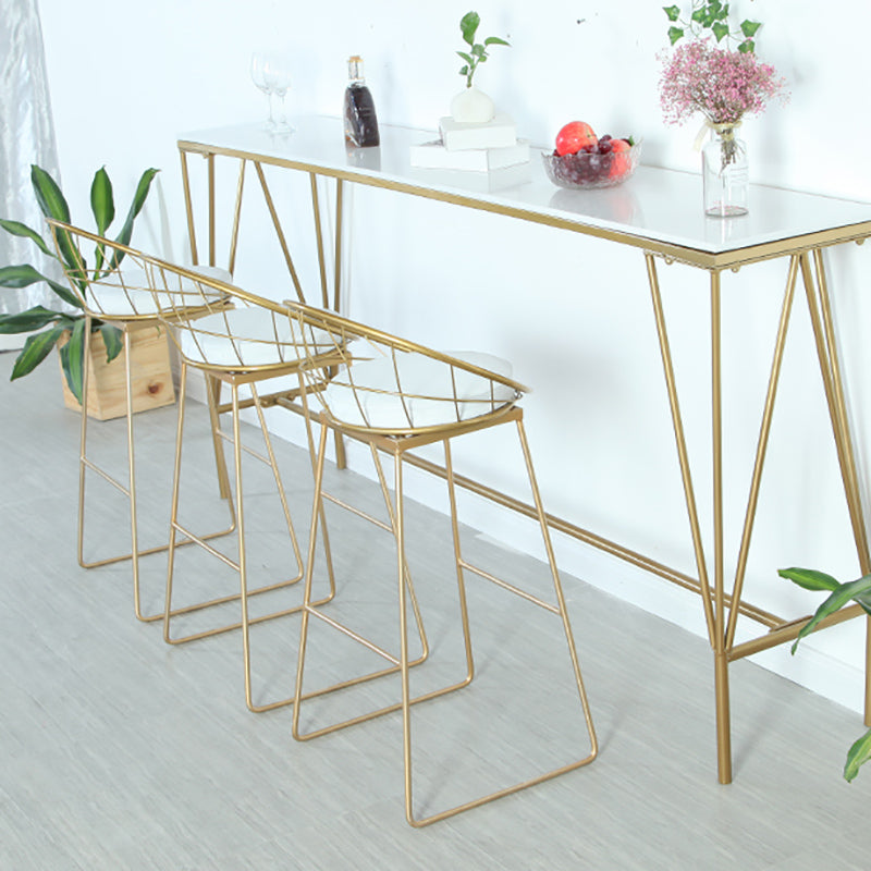 Contemporary Bar Stool and Table Set 1/2/4 Pieces Pub Dining Set