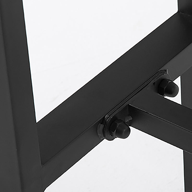 Industrial Rectangle Bar Table Set 1/5 Pieces Solid Wood Counter Table