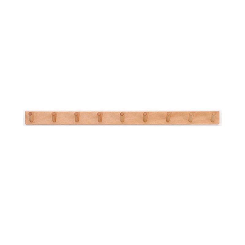 Modern Entryway Kit Wood Wall-Mounted with Hooks Coat Hanger