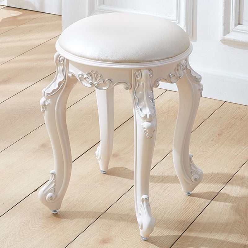 Gold Water Resistant Standard Round Leather Standard for Home Decor