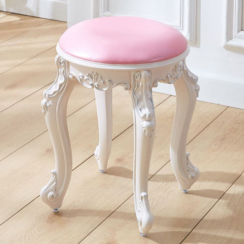 Gold Water Resistant Standard Round Leather Standard for Home Decor