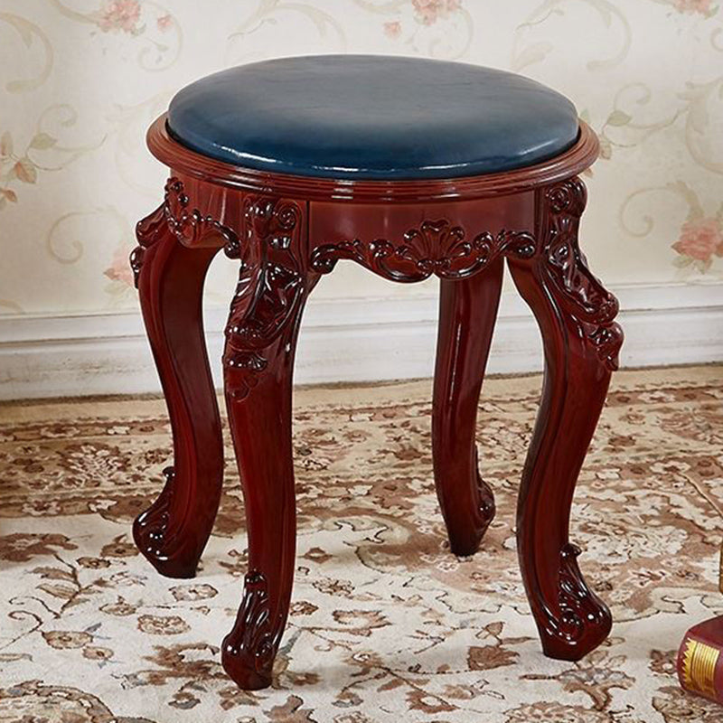 Gold Water Resistant Standard Round Leather Standard for Home Decor