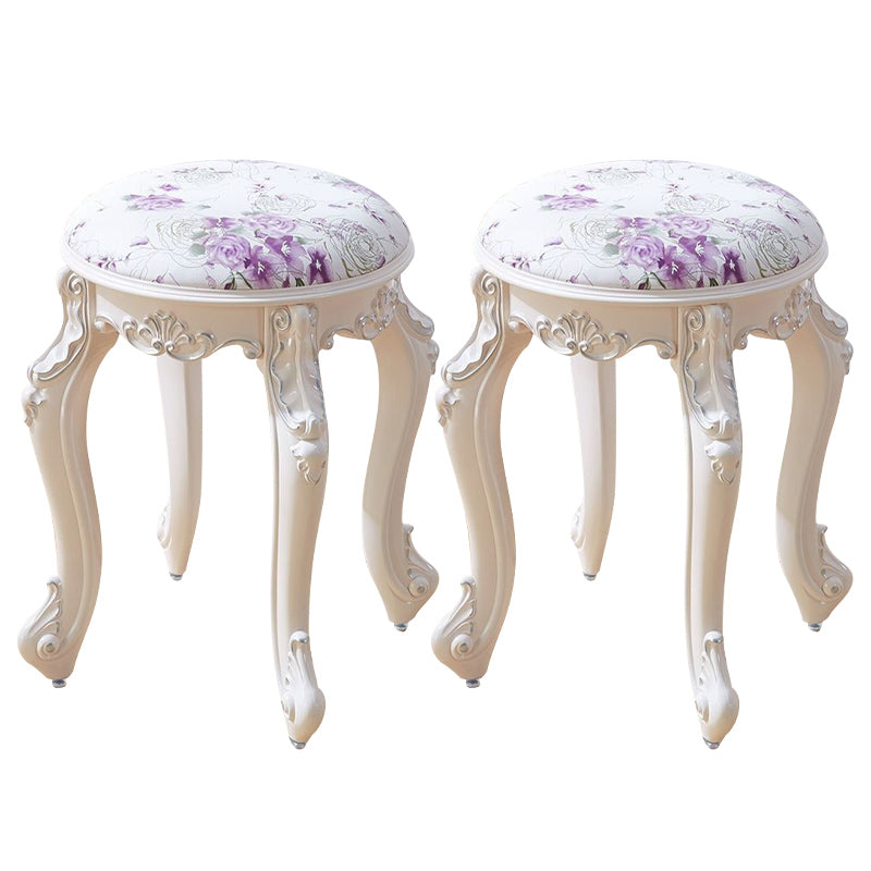 Gold Water Resistant Standard Round Leather Standard for Home Decor