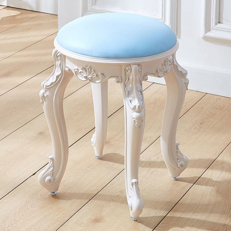 Gold Water Resistant Standard Round Leather Standard for Home Decor