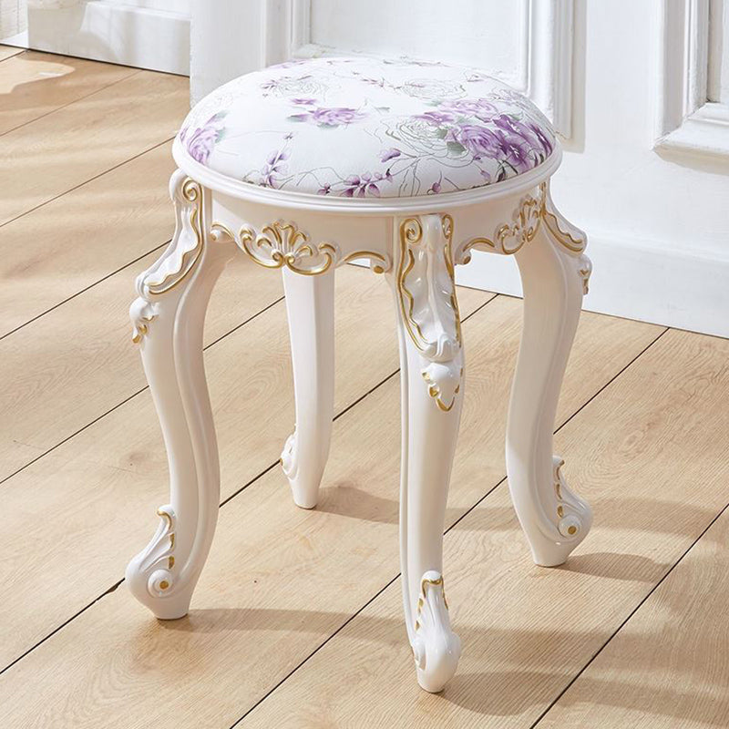 Gold Water Resistant Standard Round Leather Standard for Home Decor