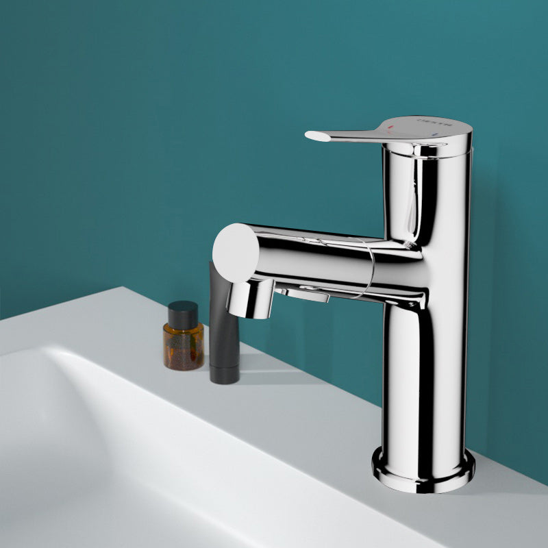 Modern Style Centerset Faucet Lever Handle Faucet for Bathroom