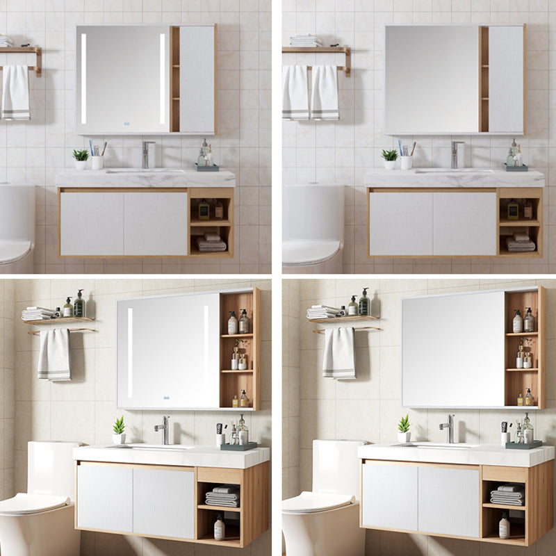 Contemporary Sink Cabinet Mirror Cabinet Bathroom Space Saver Vanity