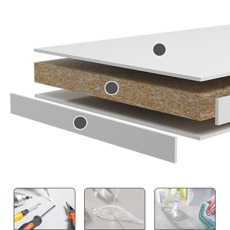 Contemporary Bedroom Wooden Storage Chest Vertical Chest with Drawers