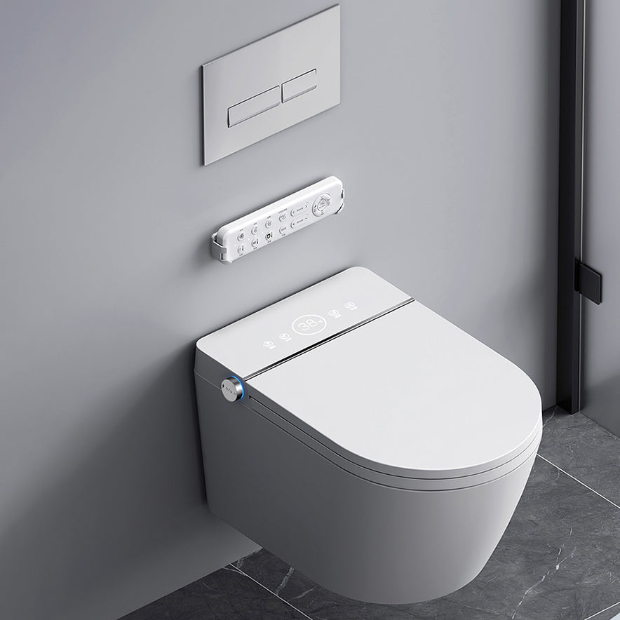 Modern White Wall Mount Urine Toilet Siphon Jet Toilet Bowl with Toilet Seat