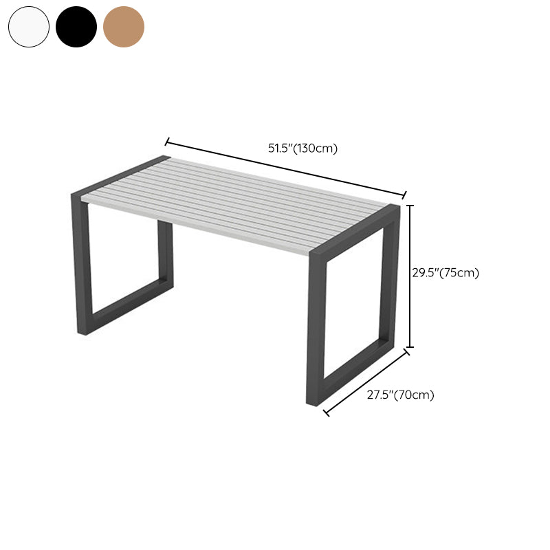Modern 1/2/3 Pieces Rectangular Picnic Table Manufactured Wood Dining Picnic Table