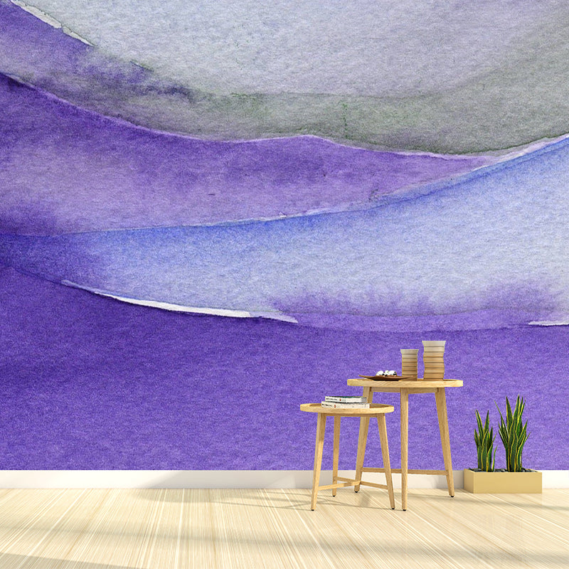 Environmental Wall Mural Wallpaper Abstract Watercolor Bedroom Wall Mural