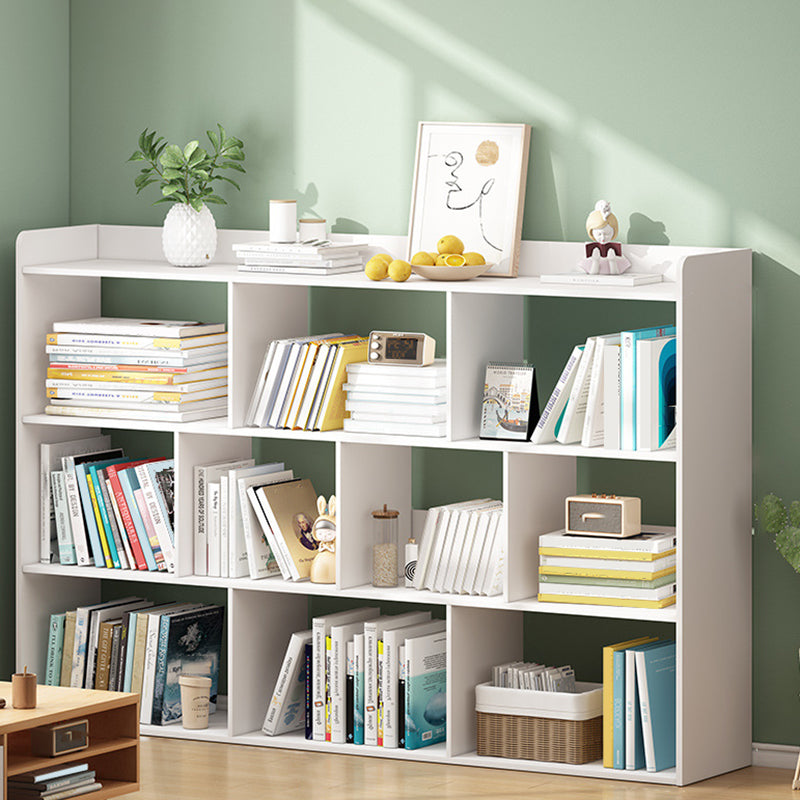 3-shelf Standard Bookcase Contemporary Wooden Shelf Bookcase