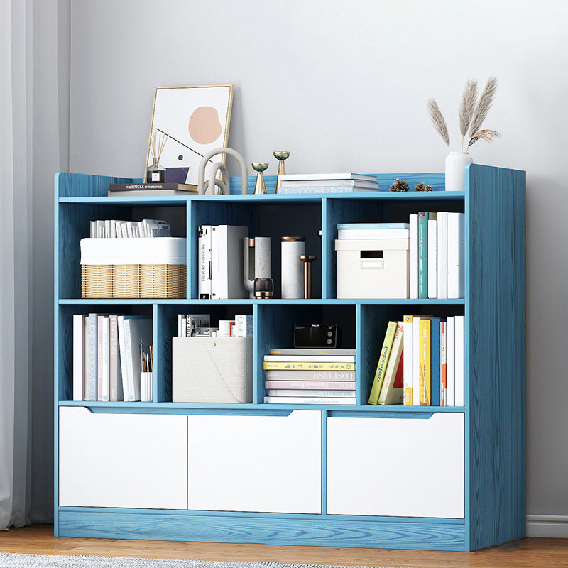 3-shelf Standard Bookcase Contemporary Wooden Shelf Bookcase