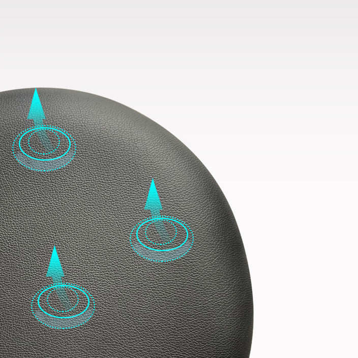 Industrial Armless Counter Stool Adjustable Bar Stool with Metal Base