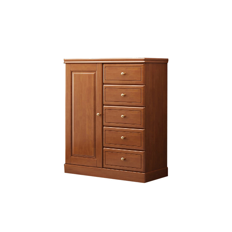 Modern Storage Chest Solid Wood Storage Chest Dresser with 4/5 Drawers