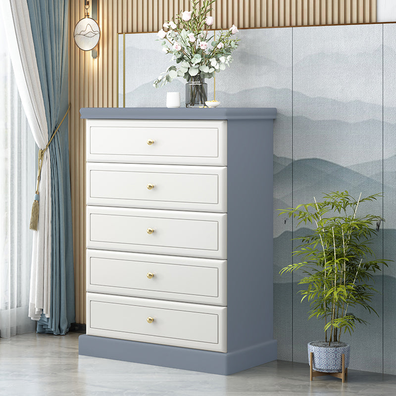 Modern Storage Chest Solid Wood Storage Chest Dresser with 4/5 Drawers