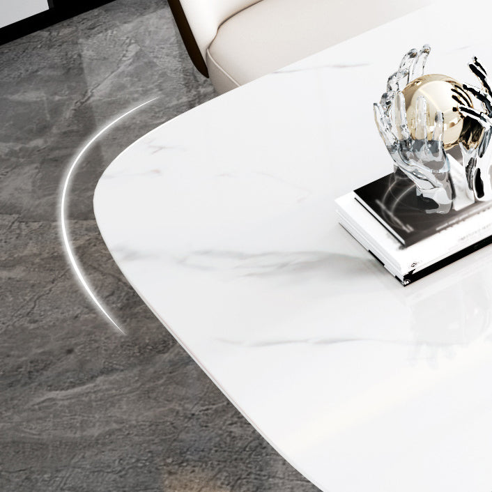 Modern Dining Rectangle Table Dining Sintered Stone Table for Home Use