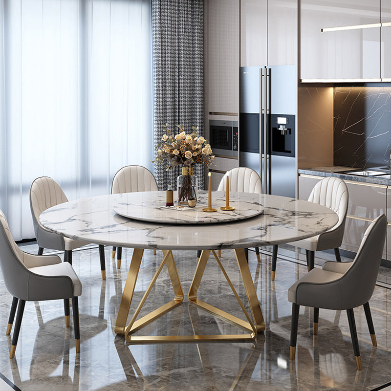 Traditional Luxury Dining Table Round Dining Table for Dinner Room