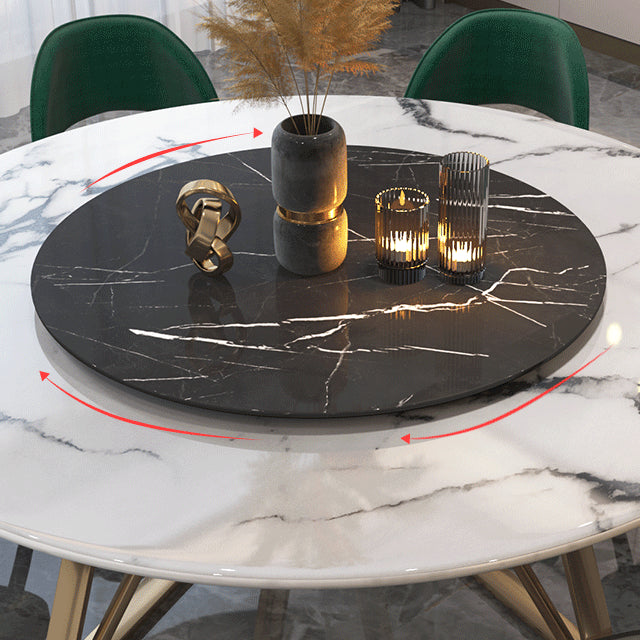Traditional Luxury Dining Table Round Dining Table for Dinner Room