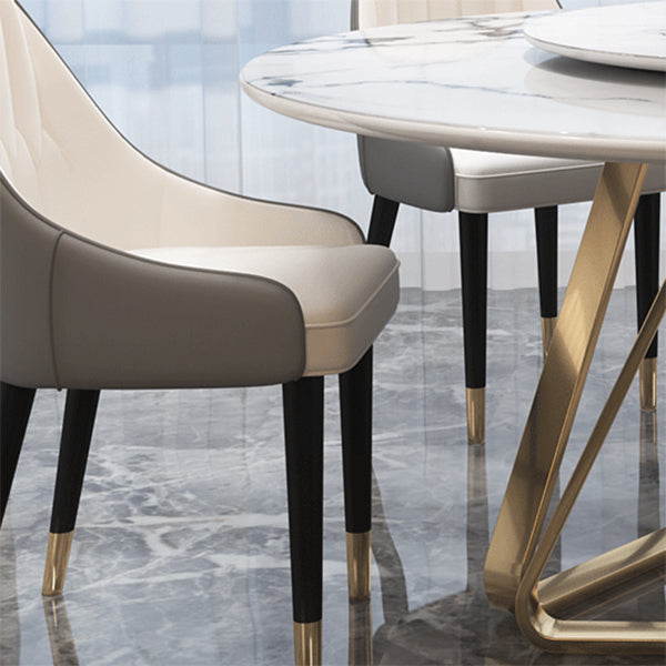 Traditional Luxury Dining Table Round Dining Table for Dinner Room