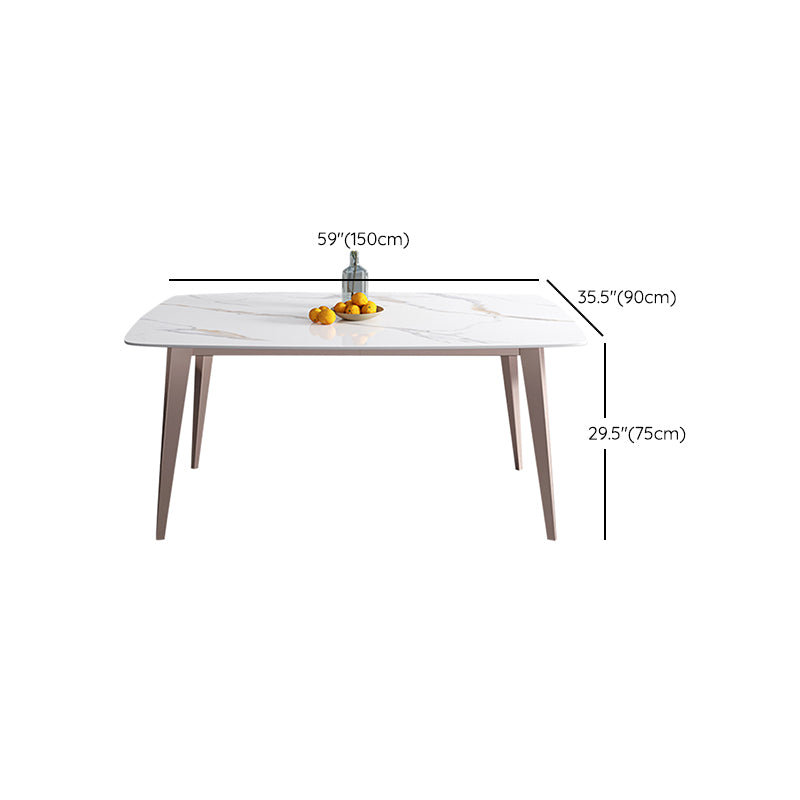 Rectangle Dining Table Traditional Luxury Dining Table for Home
