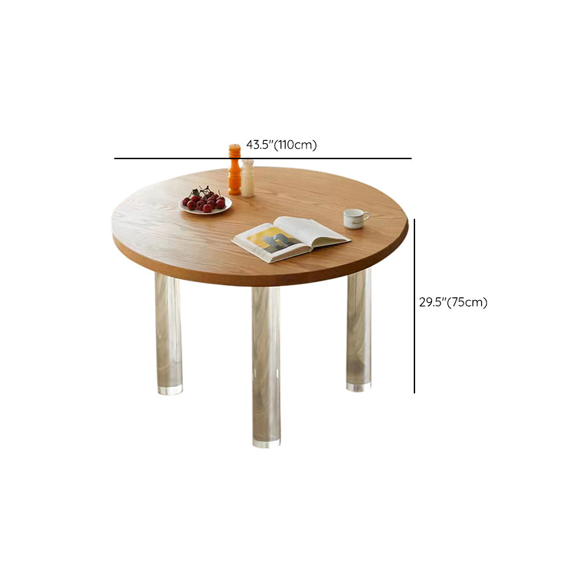 Modern Style Round Furniture Kitchen Dining Table with 3 Legs
