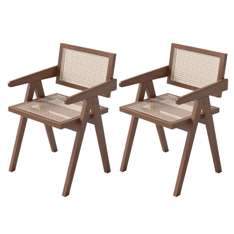 Contemporary Kitchen Dining Arm Chairs Open Back Dining Chairs