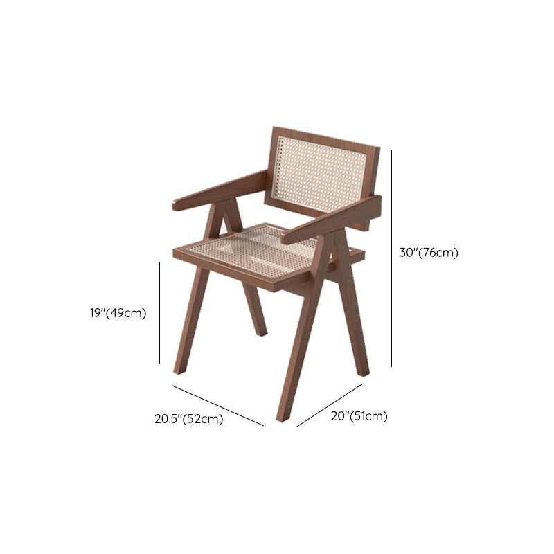 Contemporary Kitchen Dining Arm Chairs Open Back Dining Chairs