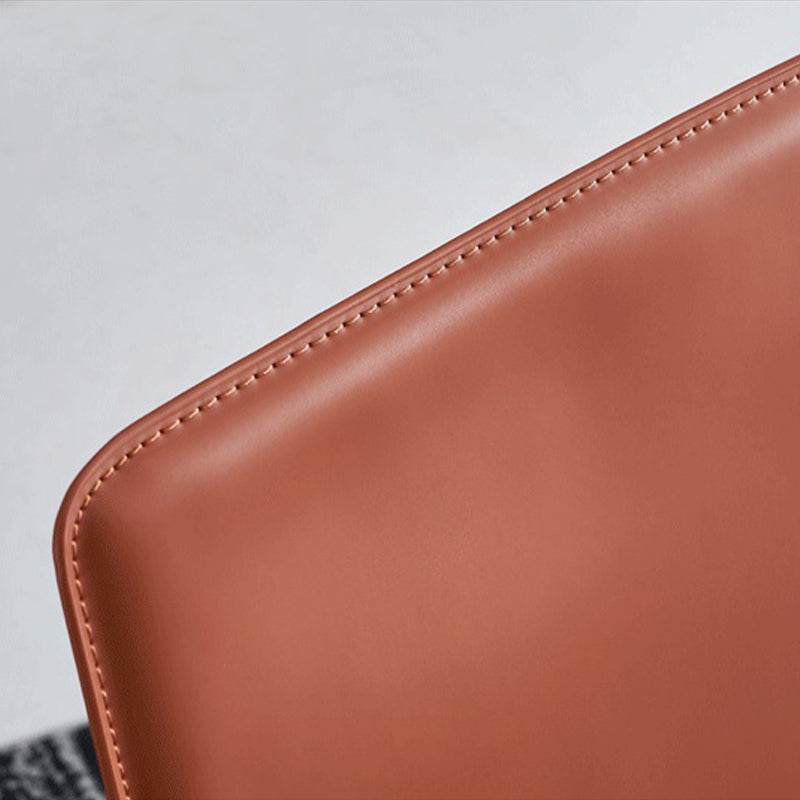 Contemporary Dining Metal Chair Armless Side Chairs for Kitchen