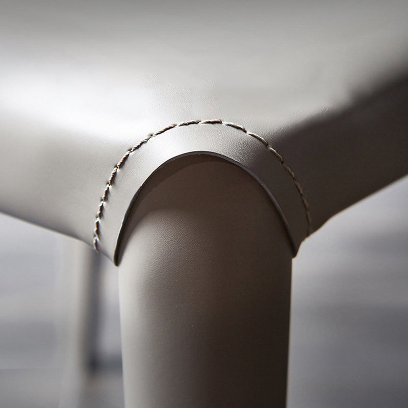 Faux Leather Kitchen Dining Chair Contemporary Kitchen Dining Armless Chair