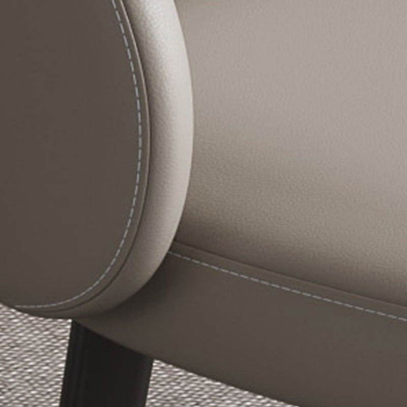 Contemporary Kitchen Dining Side Chair Upholstered Dining Chair in White